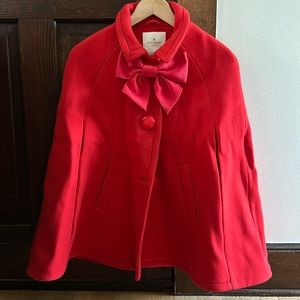 Kate Spade winter jacket wool cape